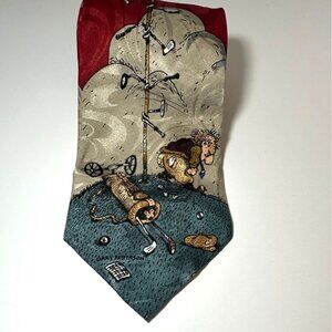 Balancine Hot Cakes Gary Patterson Men's Tie Golf 57"